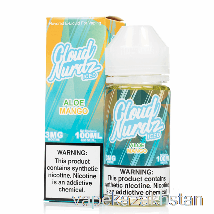 Vape Kazakhstan ICED Aloe Mango - Cloud Nurdz - 100mL 3mg